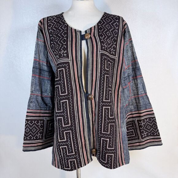 unbranded Other - Vintage Hmong Handwoven Ethnic Jacket XL READ